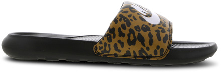 Slippers - Maat 40.5 - Vrouwen - zwart - bruin