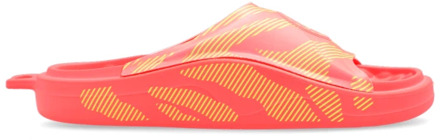 Slippers met logo Adidas by Stella McCartney , Orange , Dames - 37 Eu,38 Eu,41 Eu,39 Eu,42 EU
