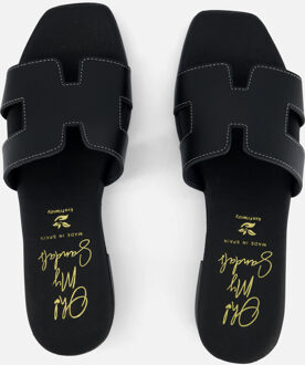 Slippers zwart Leer - 36