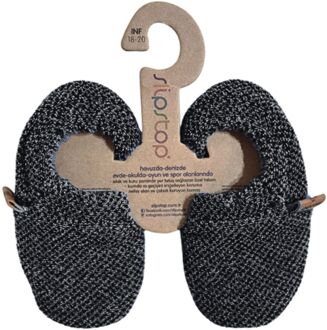 Slipstop Antrasit Bootie Sloffen Junior - 32-33
