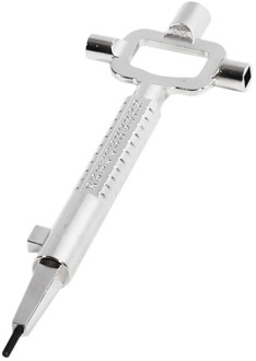 Sliver Locksmith Tool Multi Purpose Cylinder Gauge Cam Turner Spindle Turner Locksmith Tool Car Inspection Accessories Tool