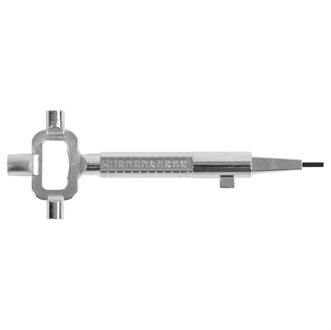 Sliver Slotenmaker Tool Multi Purpose Cilinder Gauge Cam Turner Spindel Turner Slotenmaker Tool Auto Inspectie Accessoires Tool