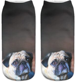 Slmvian 3D Gedrukt Chihuahua Hond Puppy Vrouwen Sokken Leuke Low Cut Enkelsok Meerdere Kleuren Stijl CN005 8