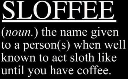 Sloffee Women's T-Shirt - Black - 3XL