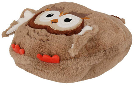 sloffen Uil - voetenwarmer - pantoffels - volwassenen One size