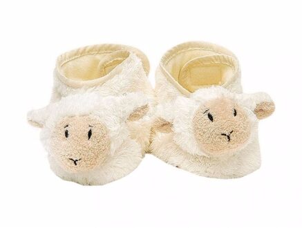 slofjes in organza tas Lam Lammy Wit