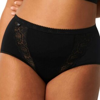 Sloggi 2 stuks Chic Maxi Briefs * Actie * Zwart,Wit - 42,44,46,48,50