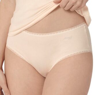 Sloggi 2 stuks Go Midi * Actie * Lila,Zwart,Wit,Versch.kleure/Patroon,Roze,Blauw,Beige - Medium