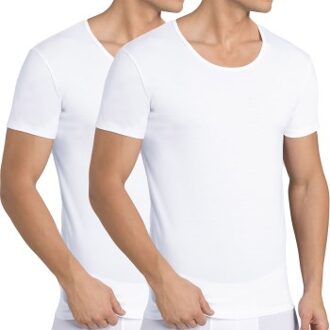 Sloggi 2 stuks Men 24 7 T-Shirt Zwart,Wit - Small,Medium,Large,X-Large,XX-Large