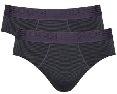 Sloggi 2 stuks Men Ever Cool Brief * Actie * Blauw,Zwart - Small