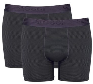 Sloggi 2 stuks Men Ever Cool Short * Actie * Blauw,Zwart - Small