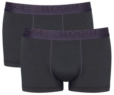 Sloggi 2 stuks Men Ever Cool Trunk * Actie * Blauw,Zwart - Small,Medium,XX-Large