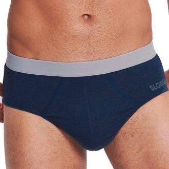 Sloggi 2 stuks Men GO ABC 2 0 Briefs Grijs,Blauw - X-Small,Small,Medium,Large,X-Large,XX-Large