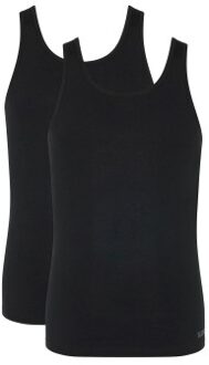 Sloggi 2 stuks Men GO ABC 2 0 Tank Top Zwart,Wit - X-Small,Small,Medium,Large,X-Large,XX-Large