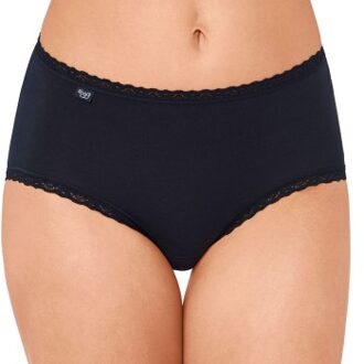 Sloggi 24 7 Cotton Lace Midi * Actie * Zwart,Wit - 38,40,42,44,46,48,50