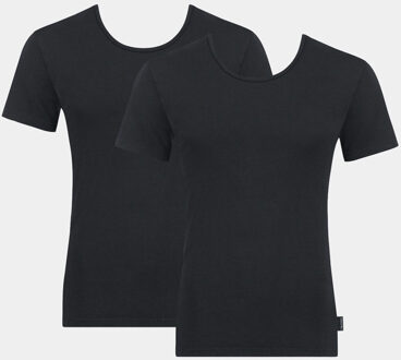 Sloggi 24/7 T-shirt ronde hals 2-pack zwart - XXL