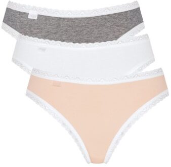 Sloggi 3 stuks 24 7 Weekend Tai * Actie * Rood,Versch.kleure/Patroon,Blauw,Geel,Wit,Groen,Lila,Roze,Beige,Grijs,Zwart - 46