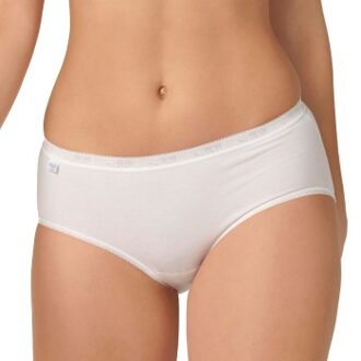 Sloggi 3 stuks Basic Midi * Actie * Zwart,Wit - 38,40,42,44,46,48,50