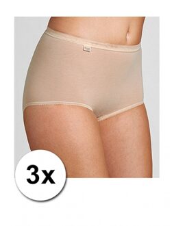 Sloggi 3x Sloggi basic maxi dames slip huidskleur