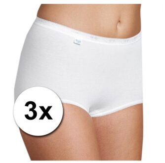 Sloggi 3x Sloggi basic maxi dames slip wit