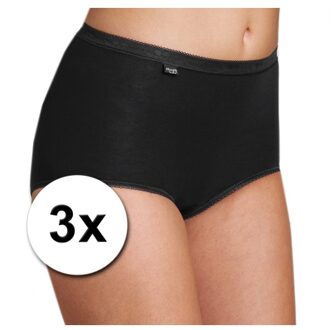 Sloggi 3x Sloggi basic maxi dames slip zwart