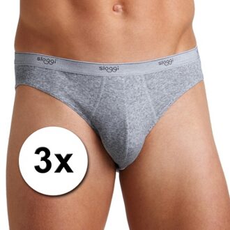 Sloggi 3x Sloggi basic mini slip heren grijs