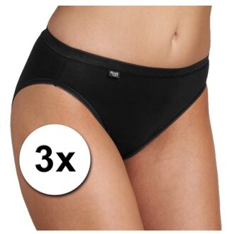 Sloggi 3x Sloggi basic tai dames slip zwart maat 40