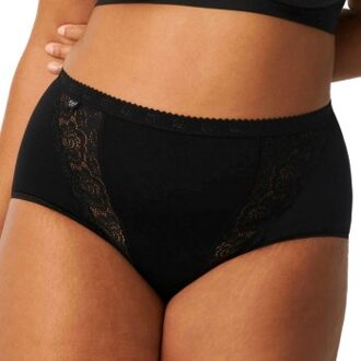 Sloggi 4 stuks Chic Maxi Lace Briefs * Actie * Zwart,Wit - 38,40,42,44,46,48,50,52,54