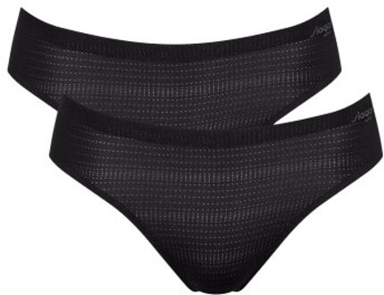 Sloggi 4 stuks ZERO Motion Ultra High Leg Brief * Actie * Blauw,Bruin,Zwart - Small,Large,X-Large