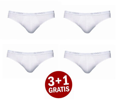 Sloggi Basic mini 4-pack wit - XL