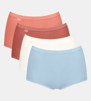 Sloggi Basic+ maxi 4-pack multi-colour v022 Roze - 40