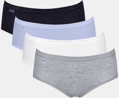Sloggi Basic+ midi 4-pack multi-colour v015 Blauw - 44