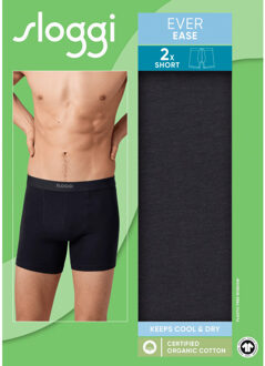 Sloggi Ever ease short 2-pack - Zwart - L