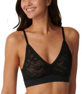 Sloggi GO Allround Lace Bralette * Actie * Zwart,Wit - One Size