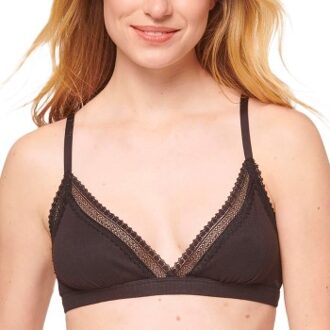 Sloggi GO Ribbed Bralette * Actie * Zwart,Grijs,Beige,Wit,Lila - X-Small,Medium
