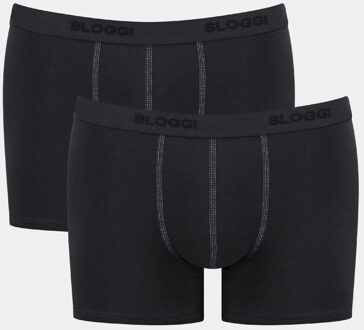Sloggi Men 24/7 Short - heren boxers (2-pack) - zwart -  Maat: XXL