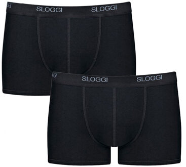 Sloggi men Basic Heren Boxershort - 2pack - Zwart - Maat M