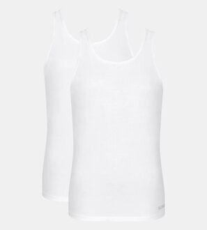 Sloggi Men go abc 2.0 tank top 2-pack - Wit - S