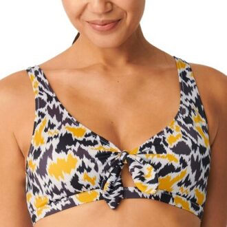 Sloggi Shore Fancy Guppy Bikini Bra Versch.kleure/Patroon,Geel,Zwart - X-Small