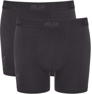 Sloggi Slg base short 2-pack 3828 charcoal Grijs - XL