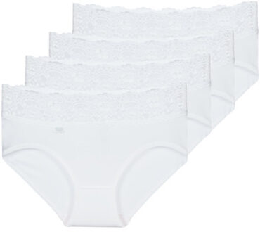 Sloggi Slips Sloggi ROMANCE X 4" Wit - 38, 40, 42, 44, 46, 48