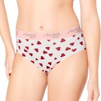 Sloggi The 79 Maxi Printed Versch.kleure/Patroon,Wit,Rood - Small,Medium,Large