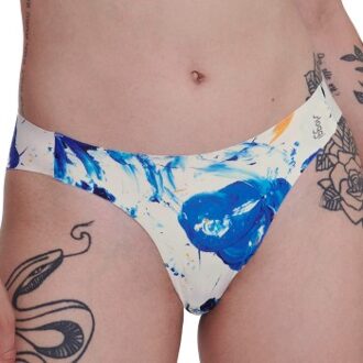 Sloggi ZERO Feel 2 0 Collab High Leg Versch.kleure/Patroon,Wit,Blauw - Large