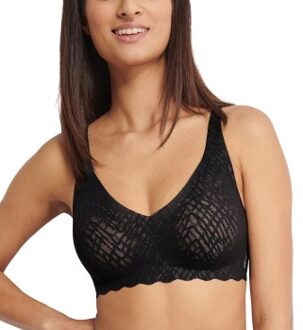 Sloggi ZERO Feel Bliss Soft Bra Geel,Bruin,Lila,Zwart,Wit,Versch.kleure/Patroon,Groen - Small,Medium,Large,X-Large,L+,M+,S+,XL+