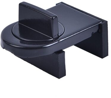 Sloten Op Windows Verstelbare Veiligheid Deur Klink Mobiele Venster Verzekering Lock Anti-Diefstal Bescherming Lock Venster Stoppers zwart