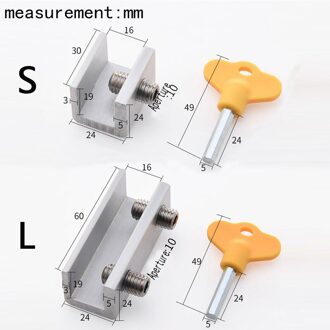 Sloten Voor Kast Venster Anti-Diefstal Veiligheidsslot Aluminium Schuifdeur Sash Huis Deuren Security Tool