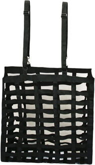 Slow Feed Paard Hooi Tas Met Verdelers Paardensport Hooi Feeder Hooi Netto Zak Opslag zwart