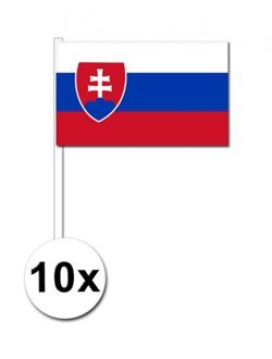 Slowakije zwaai vlaggetjes 10 stuks