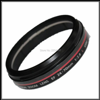 SLR Lens repair parts For Canon EF 24-70mm f/2.8L red ring red circle tube red circle shell hood Lens barrel replacement parts
