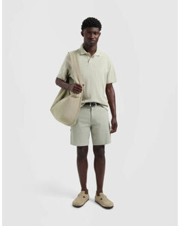 Slub polo polos m210107 - maat S Groen